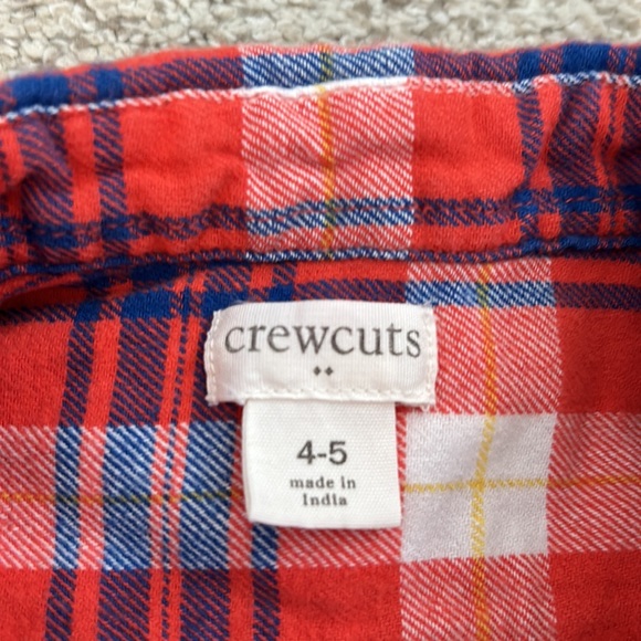 J. Crew Crewcuts Flannel Plaid Shirt, 4-5T - Picture 5 of 9